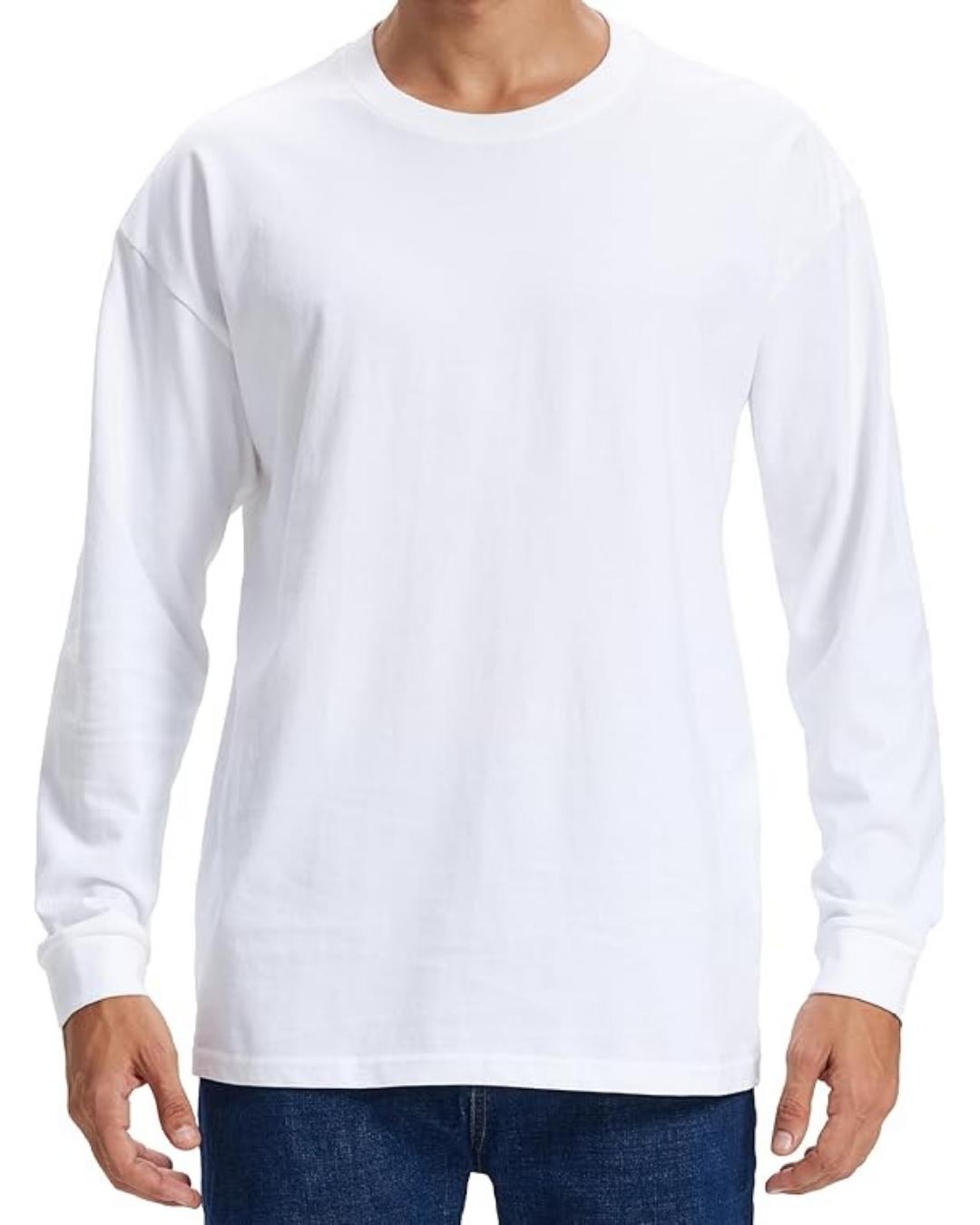 white-long-sleeved